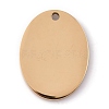 PVD Vacuum Plating 304 Stainless Steel Pendants STAS-P245-44G-1