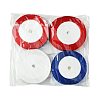 8Rolls 3 Colors Single Face Satin Ribbon OCOR-FS0001-08-7