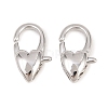 Brass Lobster Claw Clasps KK-H287-08C-P-1