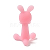 Rabbit Shape Silicone Teether Boys Girls Baby Molar Teether Chew Toys SIL-G007-01-2