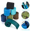 6 Rolls 6 Colors Burlap & Linen Ribbon OCOR-BT0001-03-4