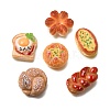 Cute Opaque Resin Imitation Food Cabochons RESI-Z055-01-1