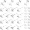 Unicraftale 20pcs 304 Stainless Steel Ball Stud Earring Post FIND-UN0001-12-1