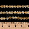 Heated Natural Citrine Beads Strands GG-CBA77FB-B10-4mm-4