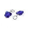 Faceted Transparent Glass Charms GLAA-T024-06C-3