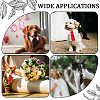 4Pcs 2 Colors Polyester Pet Ties AJEW-GF0010-56-4