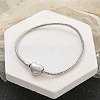 Brass  Micro Pave Cubic Zirconia Link Bracelets LS-BJEW-S158-17P-1