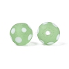 Frosted Handmade Lampwork Beads LAMP-Q039-10H-3
