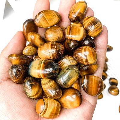 Natural Tiger Eye Healing Stones PW-WGD7FF2-20-1