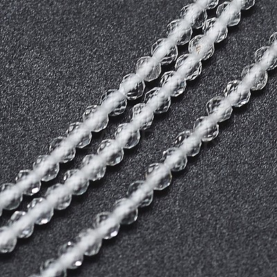 Natural White Topaz Bead Strands G-G914-2mm-13-1