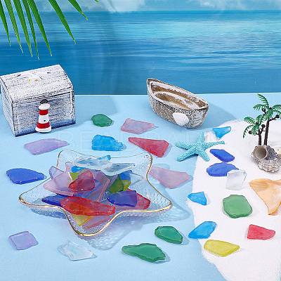 300G Glass Cabochons GLAA-PA0001-89-1
