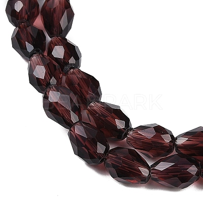 Transparent Glass Beads Strands EGLA-N013-T8mm-D05-1