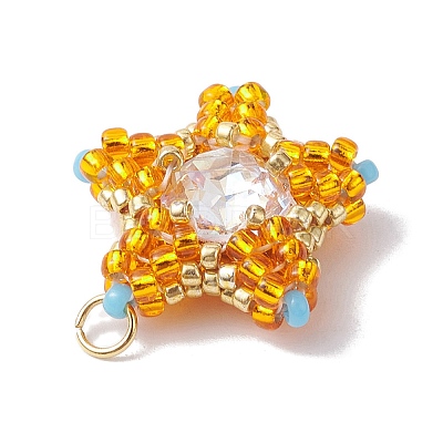 TOHO Seed Beads Pendants PALLOY-MZ00177-03-1