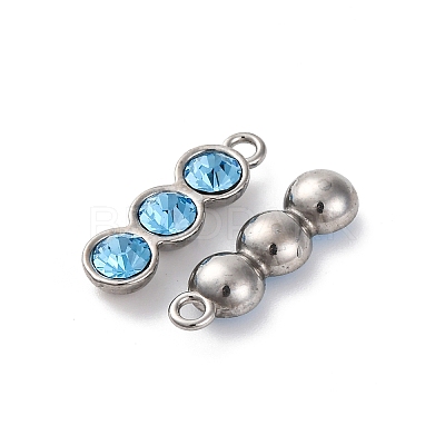 High Polished 304 Stainless Steel Pendants STAS-R005-06P-01-1