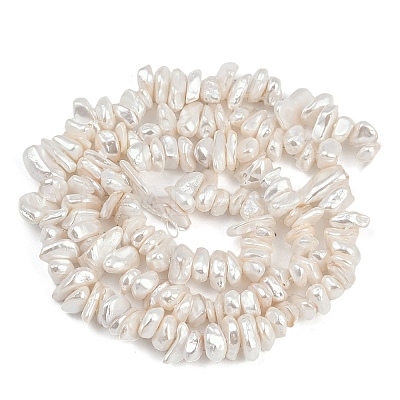 Electroplated Shell Pearl Beads Strands BSHE-H113-01A-1