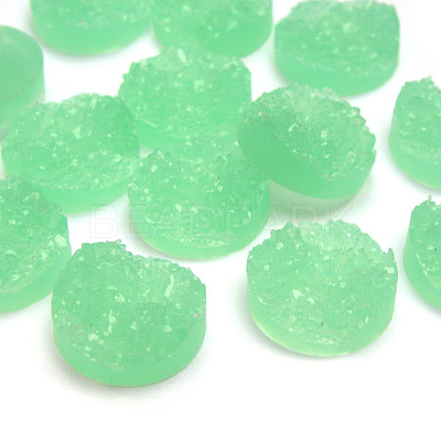 Druzy Resin Cabochons CRES-S040-12mm-20-1