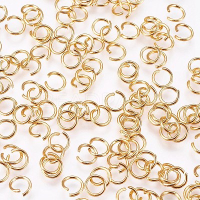 304 Stainless Steel Open Jump Rings A-STAS-F084-26G-1