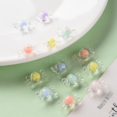 Transparent Acrylic Beads X-TACR-S152-03A-1