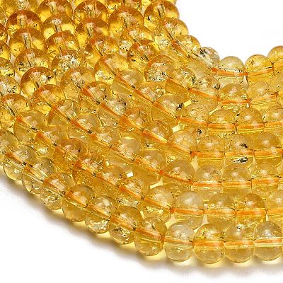 Dyed Imitation Gemstone Glass Beads Strands GL-Z001-03B-01-1