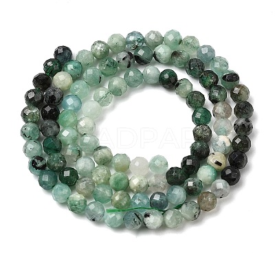 Natural Emerald Beads Strands G-Z106-A02-4mm-02-1