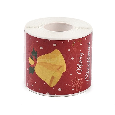 200Pcs Christmas Theme Paper Self-Adhesive Stickers DIY-M070-02U-1