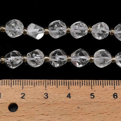 Natural Quartz Crystal Beads Strands G-K387-A16-02-1