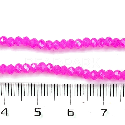 Baking Electroplate Glass Beads Strands DGLA-A039-J4mm-B24-1