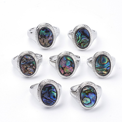 Acrylic Finger Rings G-S279-43-B-1