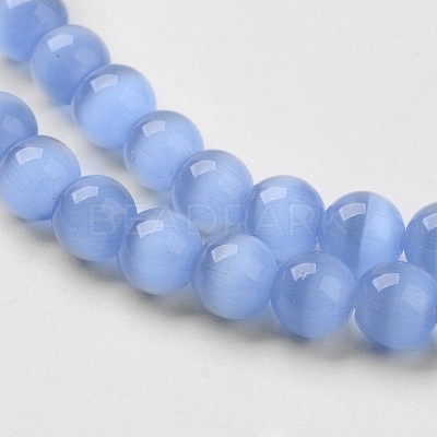 Cat Eye Beads Strands X-CER53-1