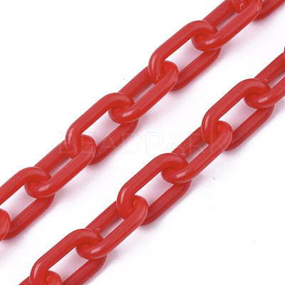 Opaque Acrylic Cable Chains SACR-N010-002F-1