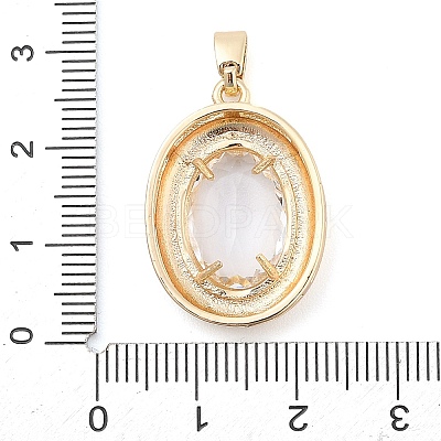 Rack Plating Brass Pendants KK-I710-12B-01-1
