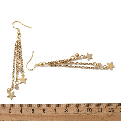 Tassel Dangle Earrings EJEW-JE04024-1