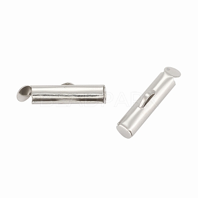 Iron Slide On End Clasp Tubes IFIN-R212-1.6cm-P-1