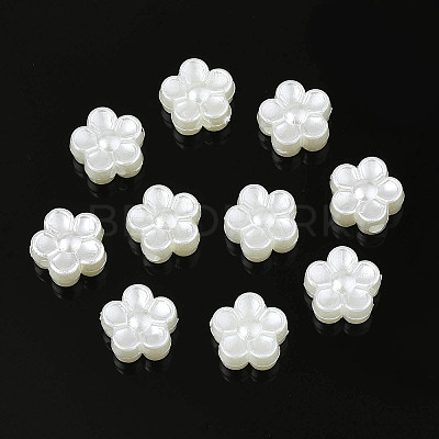 ABS Plastic Imitation Pearl Beads LS-X-OACR-S020-14-1