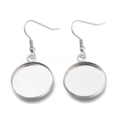 Tarnish Resistant 304 Stainless Steel Earring Hooks STAS-H114-02P-1