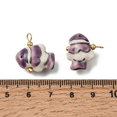 Handmade Porcelain Pendants PR-CBA0027-11G-1