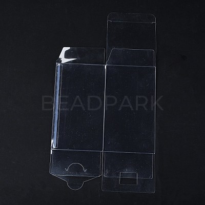 Rectangle Transparent Plastic PVC Box Gift Packaging CON-F013-01H-1