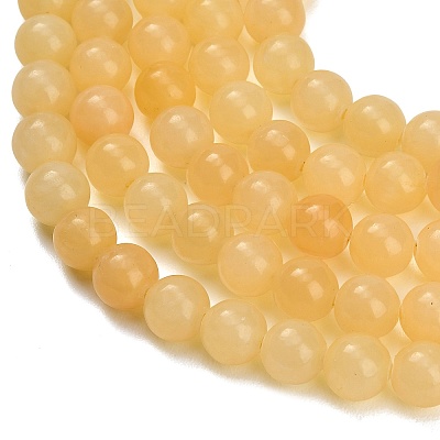 Natural Yellow Calcite Beads Strands GG-CBAA3AB-02-8mm-1