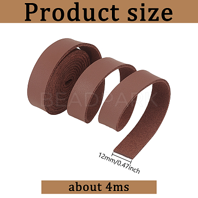 Flat PU Leather Cord WL-WH0004-09E-1