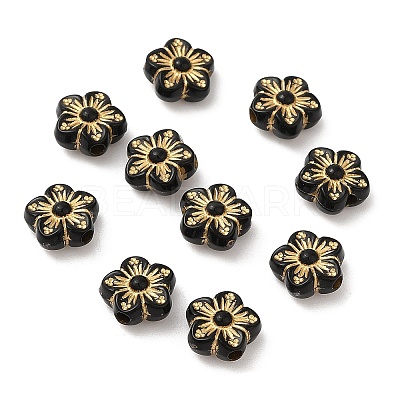 Plating Acrylic Beads X-OACR-C016-04B-1