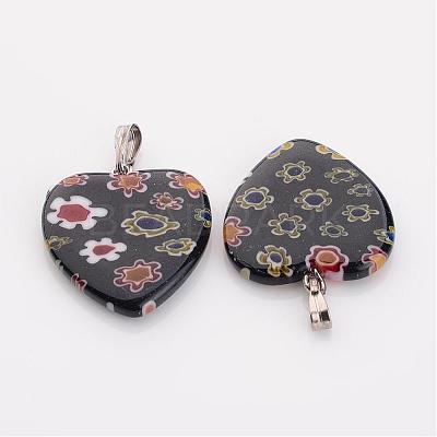 Handmade Millefiori Glass Pendants G23C9011-1