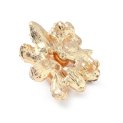 Alloy Rhinestone Lapel Pin Brooches JEWB-F047-03G-1