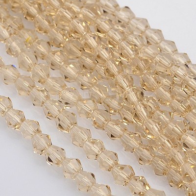 Bicone Glass Beads Strands LS-EGLA-P016-4mm-12-1