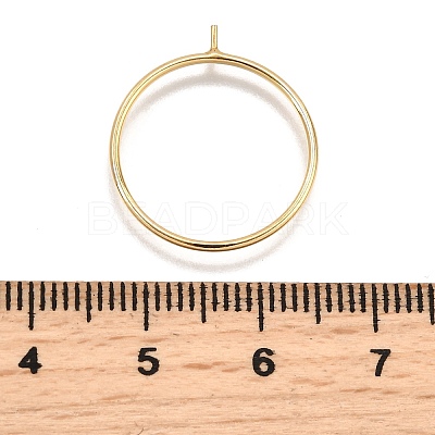 1/20 Yellow Gold Filled Stackable Rings Settings with Peg KK-Z116-01G-02-1