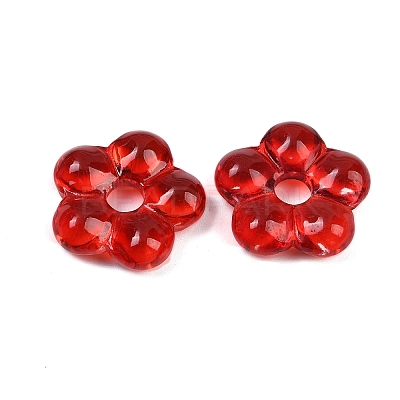 Transparent Glass Beads GLAA-F129-01O-1