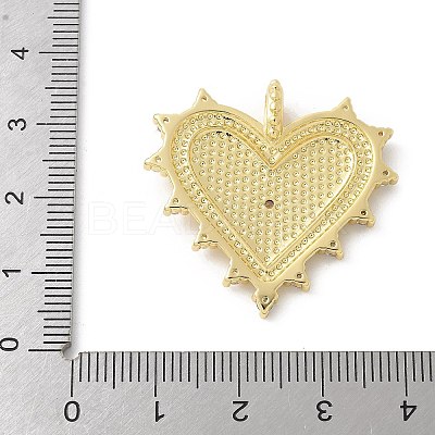 Brass Micro Pave Cubic Zirconia Pendants X-KK-P294-15G-1