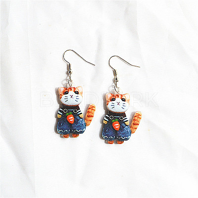 Easter Acrylic Dangle Earrings FS-WG38FCF-04-1