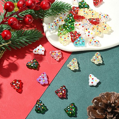 6Pcs Handmade Bumpy Glass Beads Strands LAMP-FS0001-16F-1