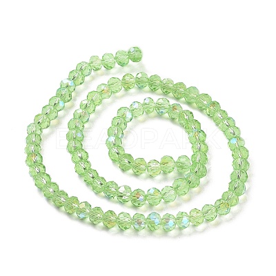 Electroplate Glass Beads Strands EGLA-A034-T3mm-L17-1