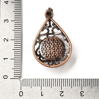 Natural Red Aventurine Pendants G-H065-02R-17-1